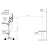 LSHELF - Optionele toehoren voor B100 staander - Plateau (400x420mm) voor plaatsing van een laptop