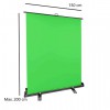 Roll-Up Achtergrondscherm FB-150200FG 150x200 cm Chroma Groen