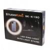 LED Vlog Set SK-K190 with Ring Lamp and Microphone Holder