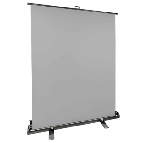 Roll-Up Background Screen FB-150200FGR 150x200 cm Gris