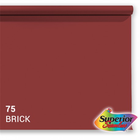 Rol achtergrondpapier - 75 Brick 1,35 x 11m