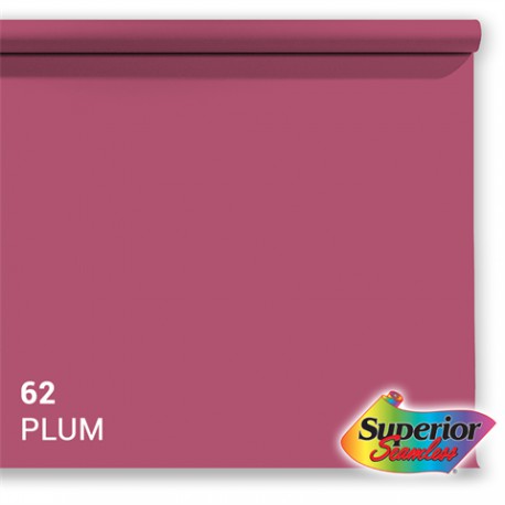 Rol achtergrondpapier - 62 Plum 1,35 x 11m