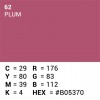 Rol achtergrondpapier - 62 Plum 1,35 x 11m