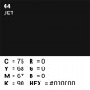 Rol achtergrondpapier - 44 Jet Zwart 1,35 x 11m