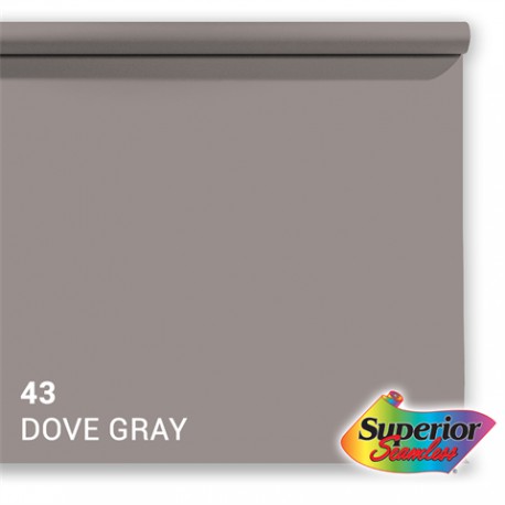 Rol achtergrondpapier - 43 Dove Grey 1,35 x 11m