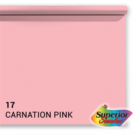 Rol achtergrondpapier - 17 Carnation Pink 1,35 x 11m
