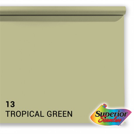 Rouleau de papier de fond - 13 Tropical Green 1,35 x 11m
