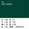 Rol achtergrondpapier - 12 Deep Green 1,35 x 11m