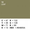 Rol achtergrondpapier - 10 Leaf 1,35 x 11m