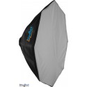 SB80 - Softbox ø80cm Octogonaal / rond model - Opvouwbaar - inclusief tas - (Bowens-S koppeling) - illuStar