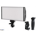 LEDC30W - Lampe LED pour caméra Vidéo & Photo et Studio 30W+30W BI-Couleur, 3000 lm, Pour batterie NP-F550/750/960, DC 13-17V