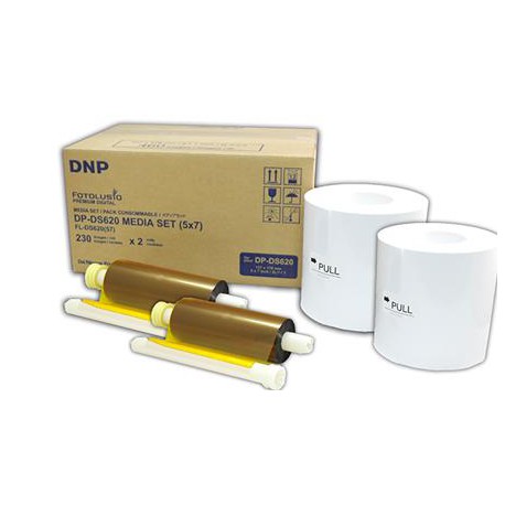 DNP 2 rollen papier 13x18cm (360 vellen) voor DS620
