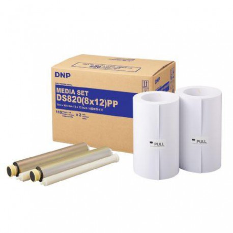 DNP 2 rollen papier Premium 20x30cm (220 vellen) voor DS820