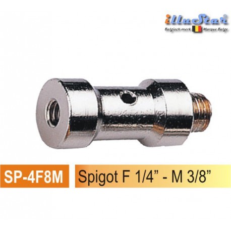 SP4F8M - Spigot 5/8” - 39mm (femelle 1/4" - mâle 3/8") - illuStar