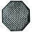 B110 - Grille nids d'abeilles élastique pour Boîte à lumière (softbox) octogonale / modèle rond ø100cm - elfo