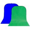 StudioKing Background Board BBT-10-07 Green/Blue 150x400 cm