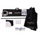 SB2290HCA144 - Softbox 2in1 - 22x90cm met Diffusor & Honingraatrooster - 360° draaibaar - Opvouwbaar - inclusief tas - illuStar